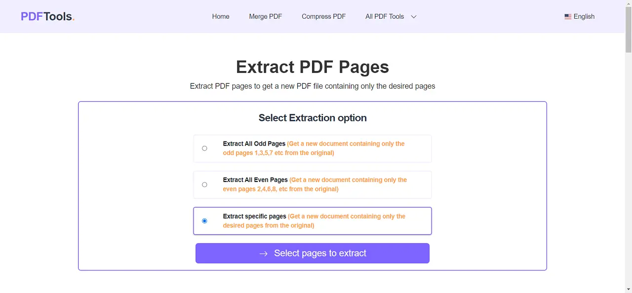 Extract PDF Pages