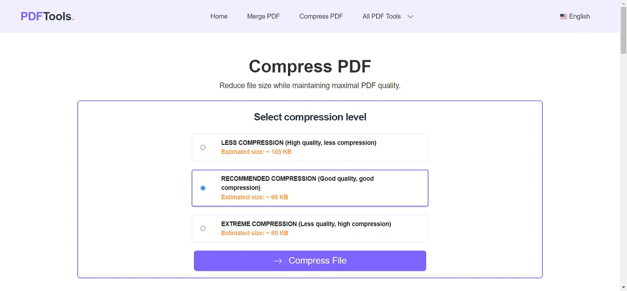 Compress PDF