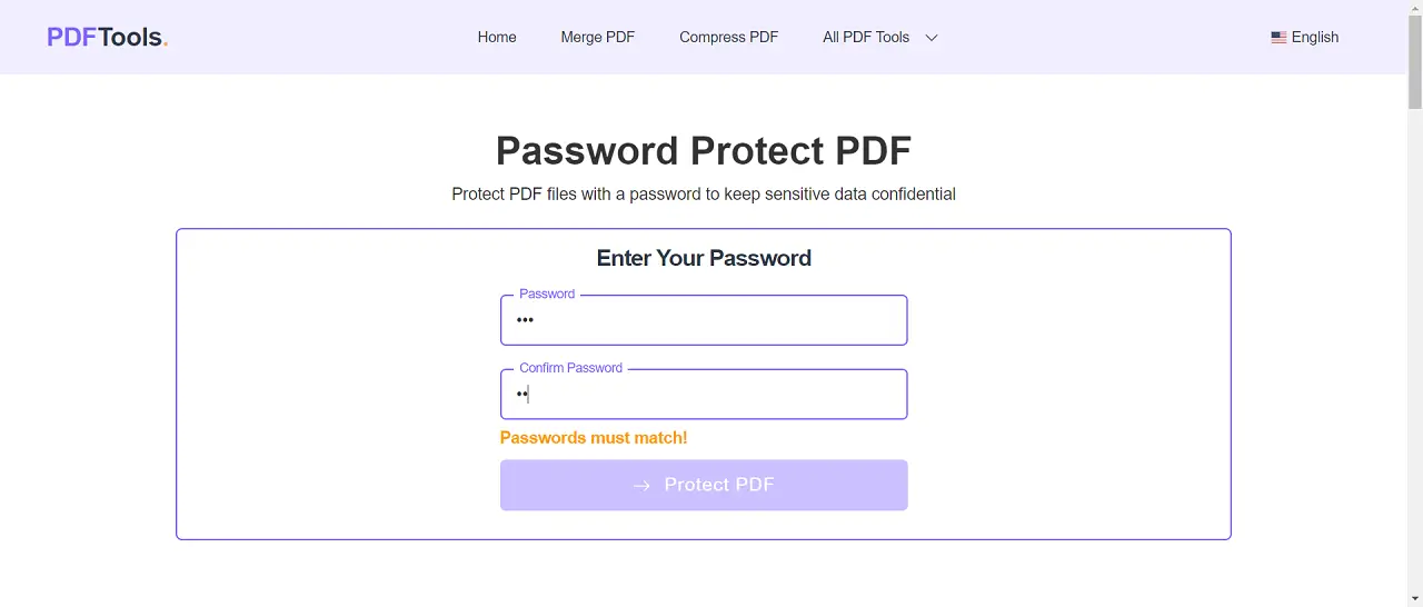 Password Protected PDF